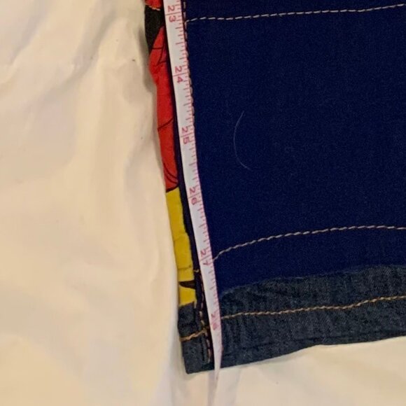 Bie Pa Patch Jeans 1971 Y2k Patchwork Straight leg Pants 27" x 29" - Picture 5 of 11